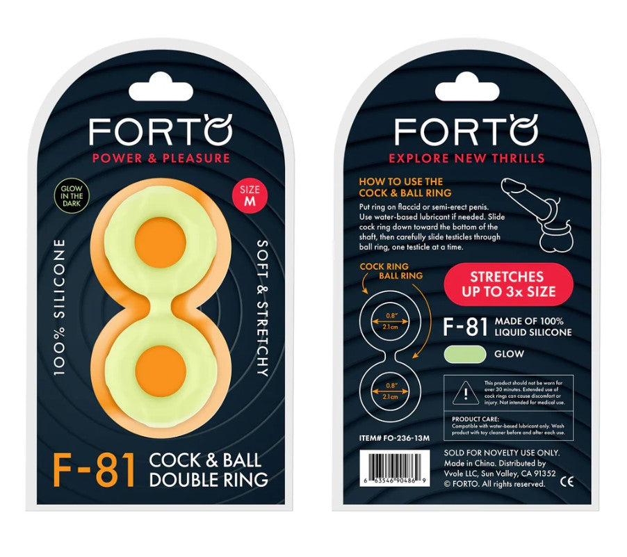 F-81 DOUBLE RING - 47MM - GLOW