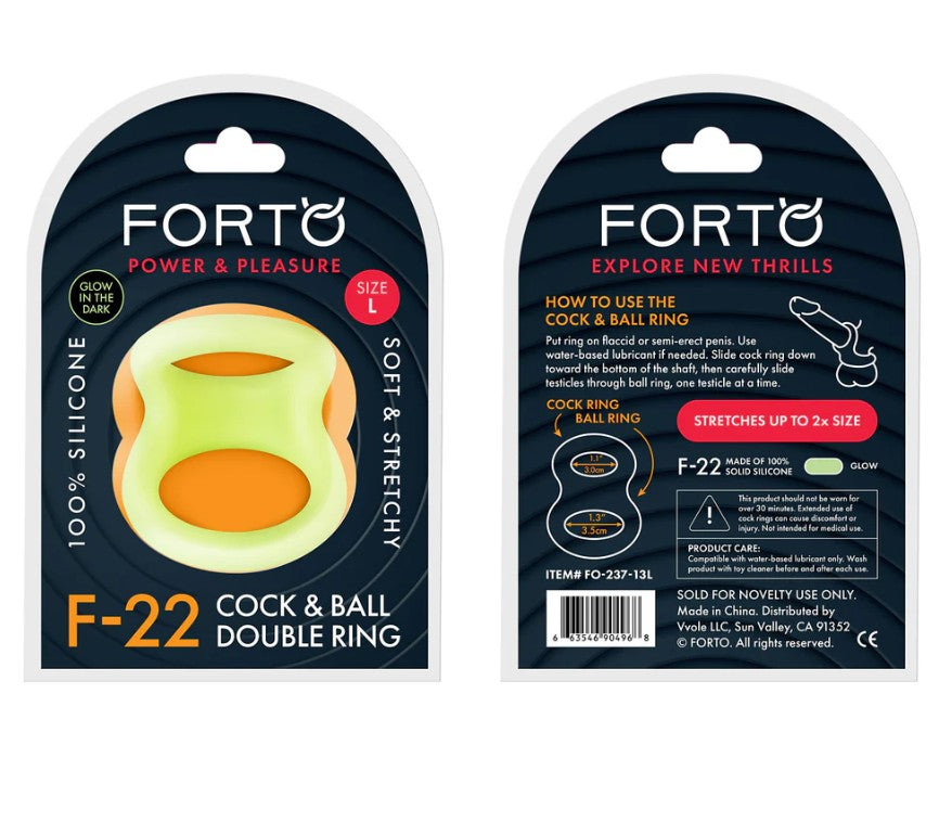 F-22 D RING LARGE- GLOW