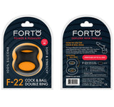 F-22: D RING LIQUID SILICONE 53/55MM - BLACK - FORTO