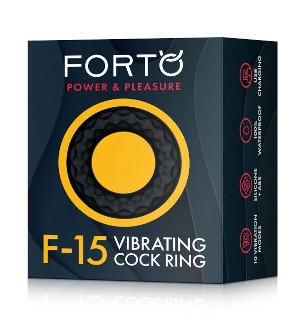 F-15 VIBRATING COCKRING - BLACK