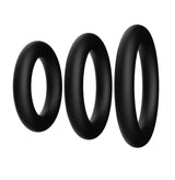 F-39 - TRIO COCKRING SET - BLACK - FORTO