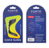 F-45 - TEXTURED BRIDGE COCKSLING - BLACK - FORTO