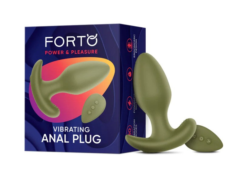 VIBRATING ANAL PLUG - GREEN - FORTO