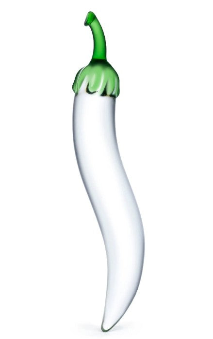 GLASS NATURALS CHILI PEPPER DILDO - GLÄS