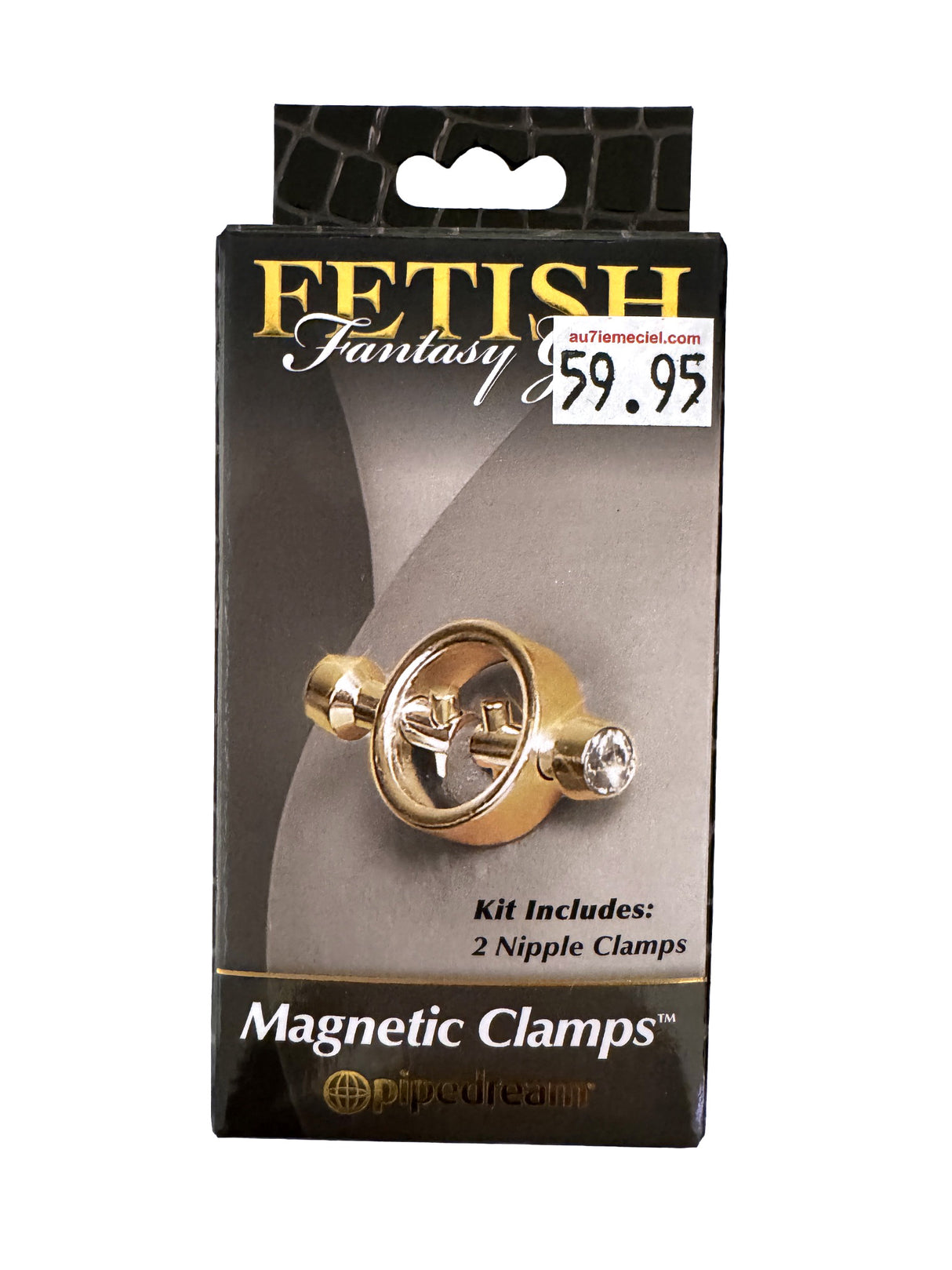 GOLD MAGNETIC CLAMPS - FETISH FNATASY