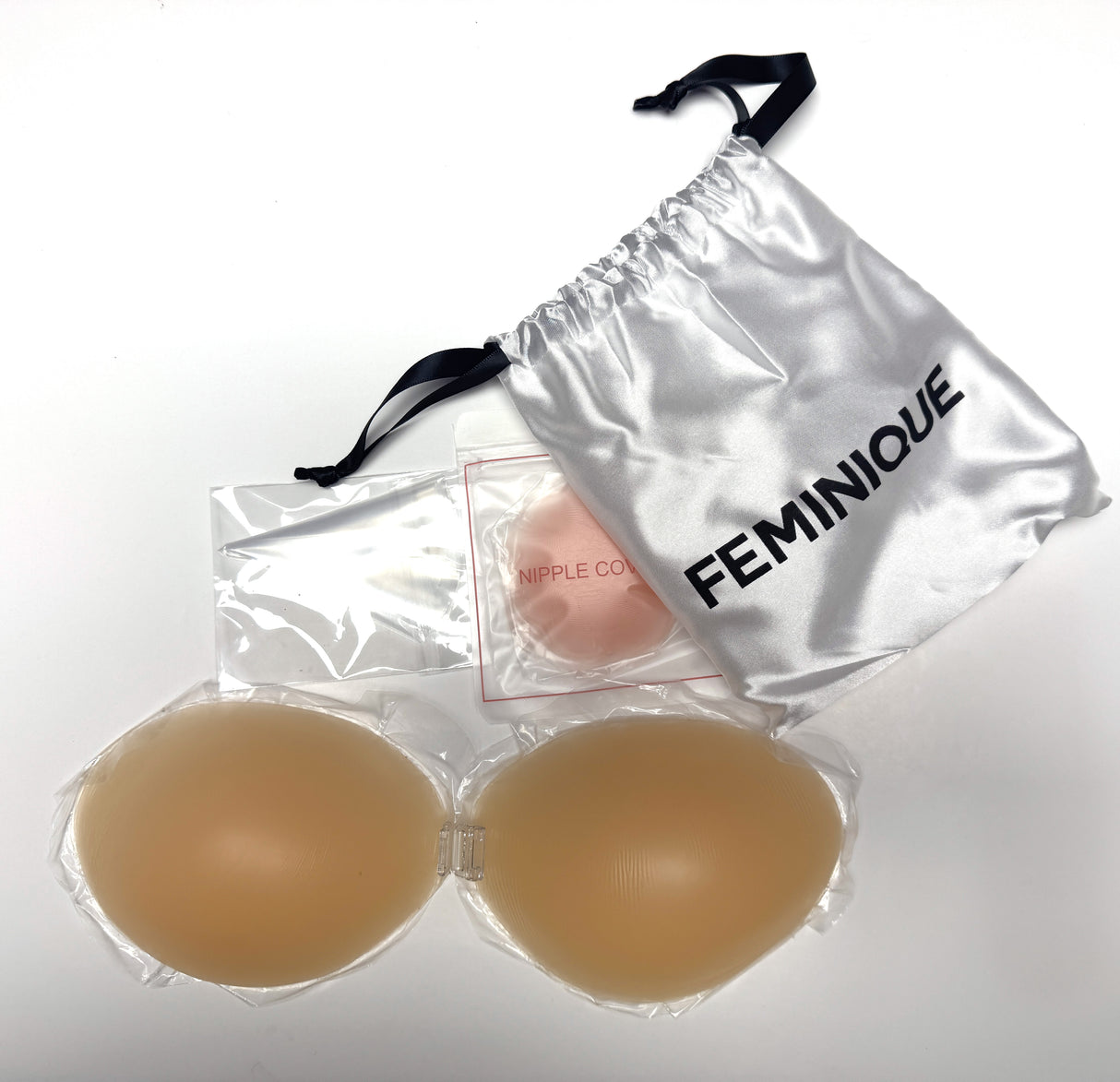 SIZE B - SILICONE BRA SET