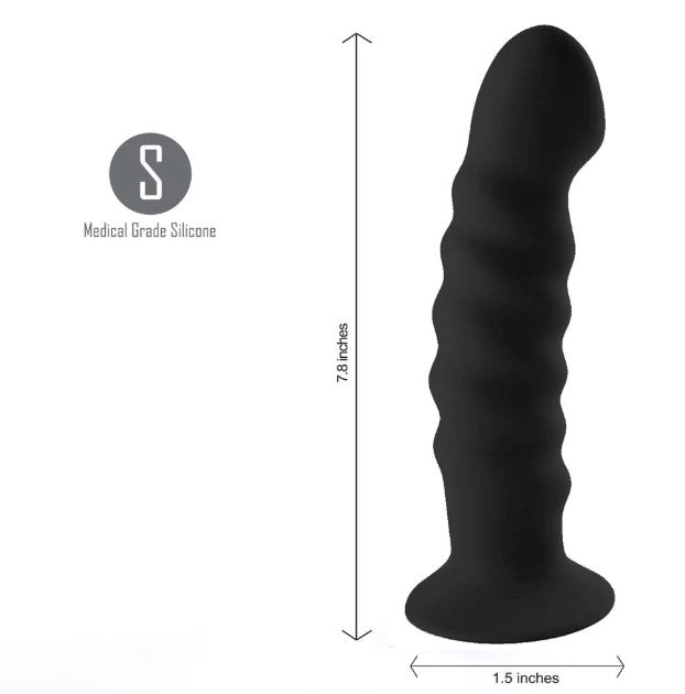 KENDALL - DONG SILICONE 7.8'' - NOIR - MAIA