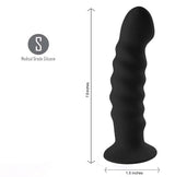 KENDALL - DONG SILICONE 7.8'' - NOIR - MAIA