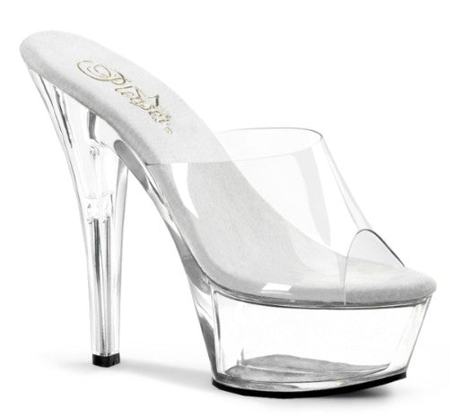 6 POUCES SANDALE TRANSPARENTE - PLEASER