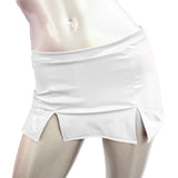 LA PVC - LA BERCEUSE BAS JUPE FENTES BLANC