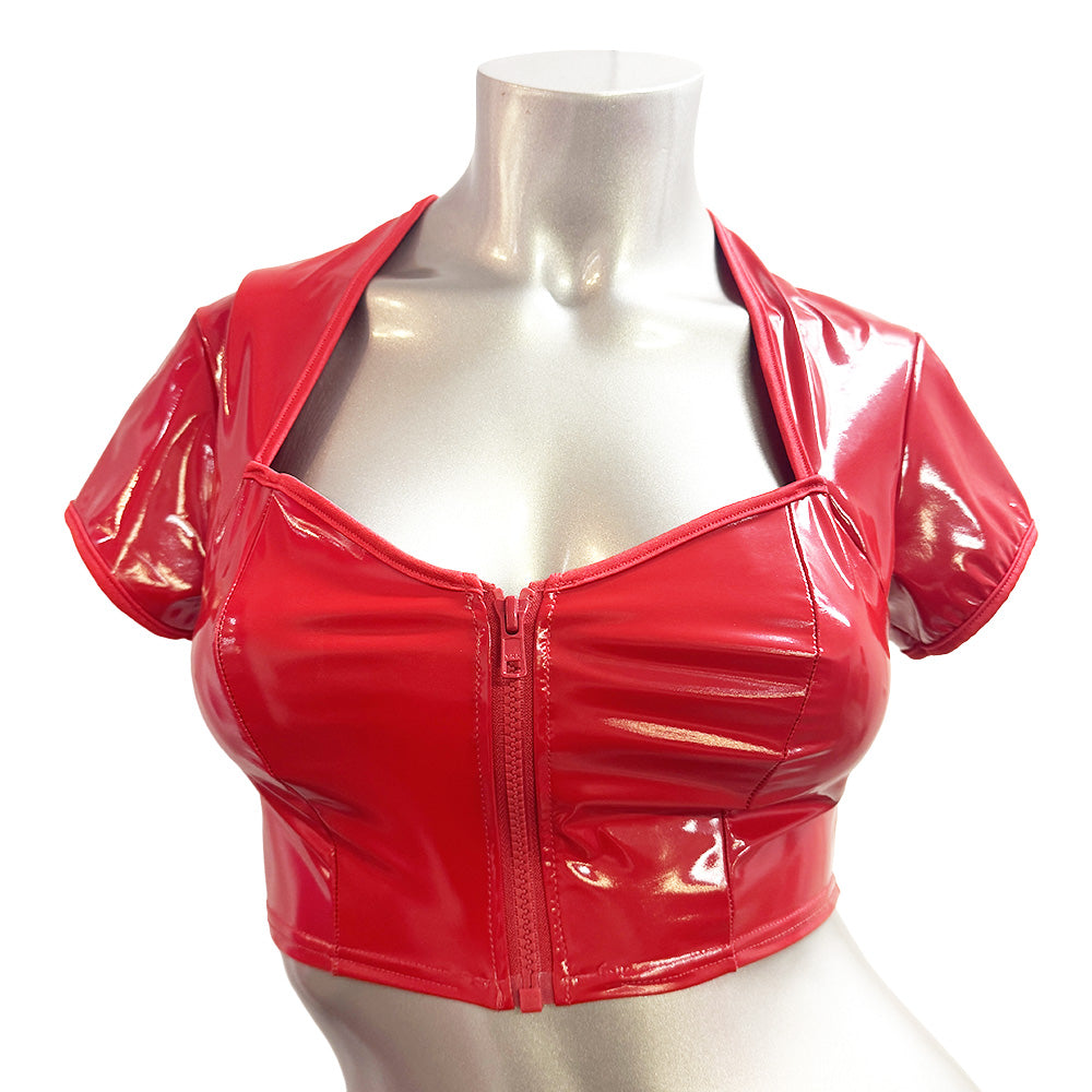 LA PVC-  DOMINATRICE HAUT ROUGE