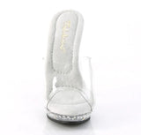 FABULICIOUS - 5po  HEEL, 3/4 po PF SLIDE - CLEAR