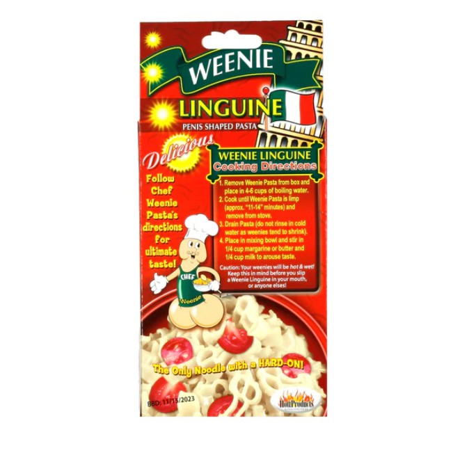 WEENIE LINGUINI PENIS PASTA