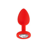 JEWELED SMALL PLUG- RED