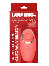 TRIPLE-ACTIONN CLITORAL - CORAL - LUV INC