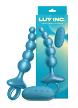 CR23 : CURVED RING LUV BEADS - METALLIC BLUE - LUV INC