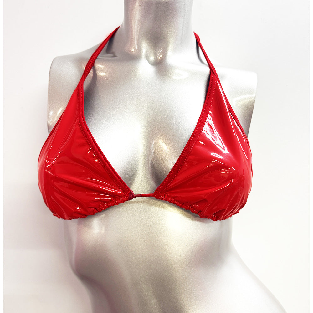 LA PVC - LOTUS HAUT BIKINI ROUGE