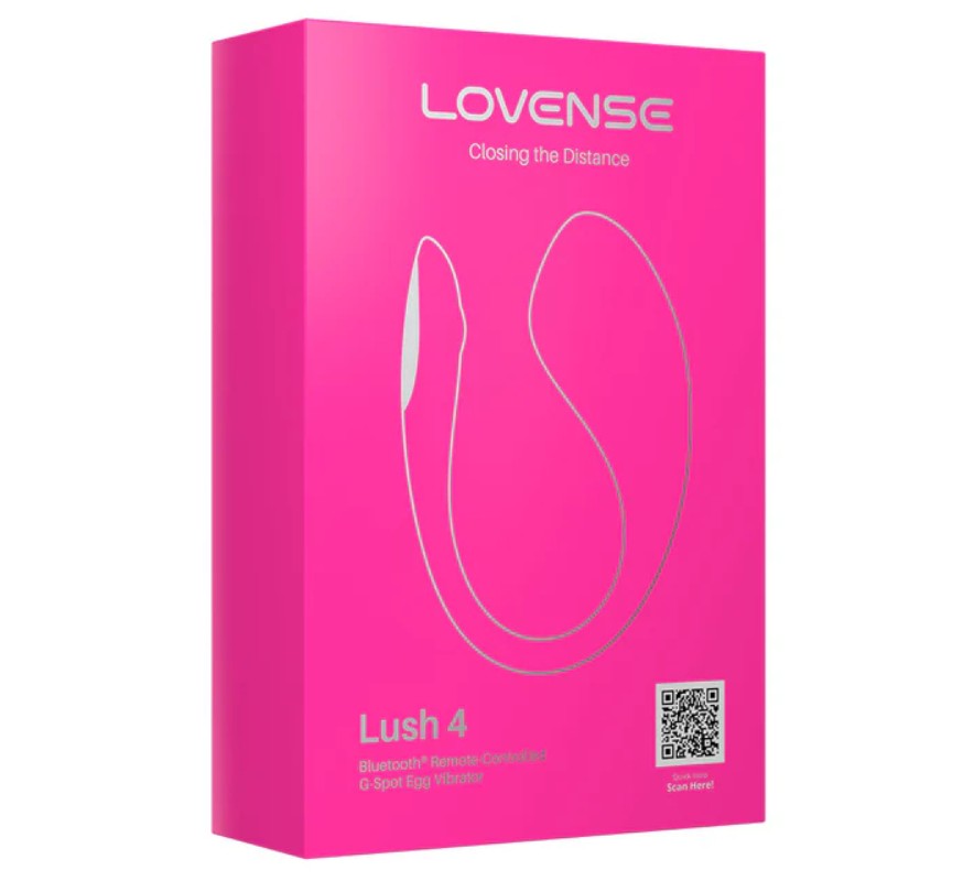 LOVENSE LUSH 4 REMOTE CONTROL VIBRATOR - PINK