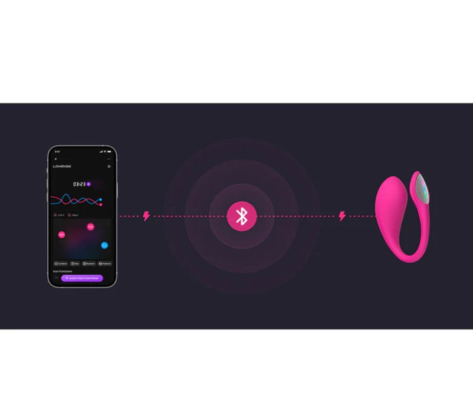 LOVENSE LUSH 4 REMOTE CONTROL VIBRATOR - PINK