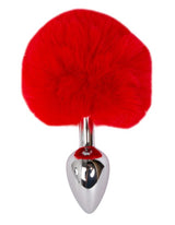 PLUG MOYENNE EN MÉTAL AVEC POMPOM ROUGE - IRIS
