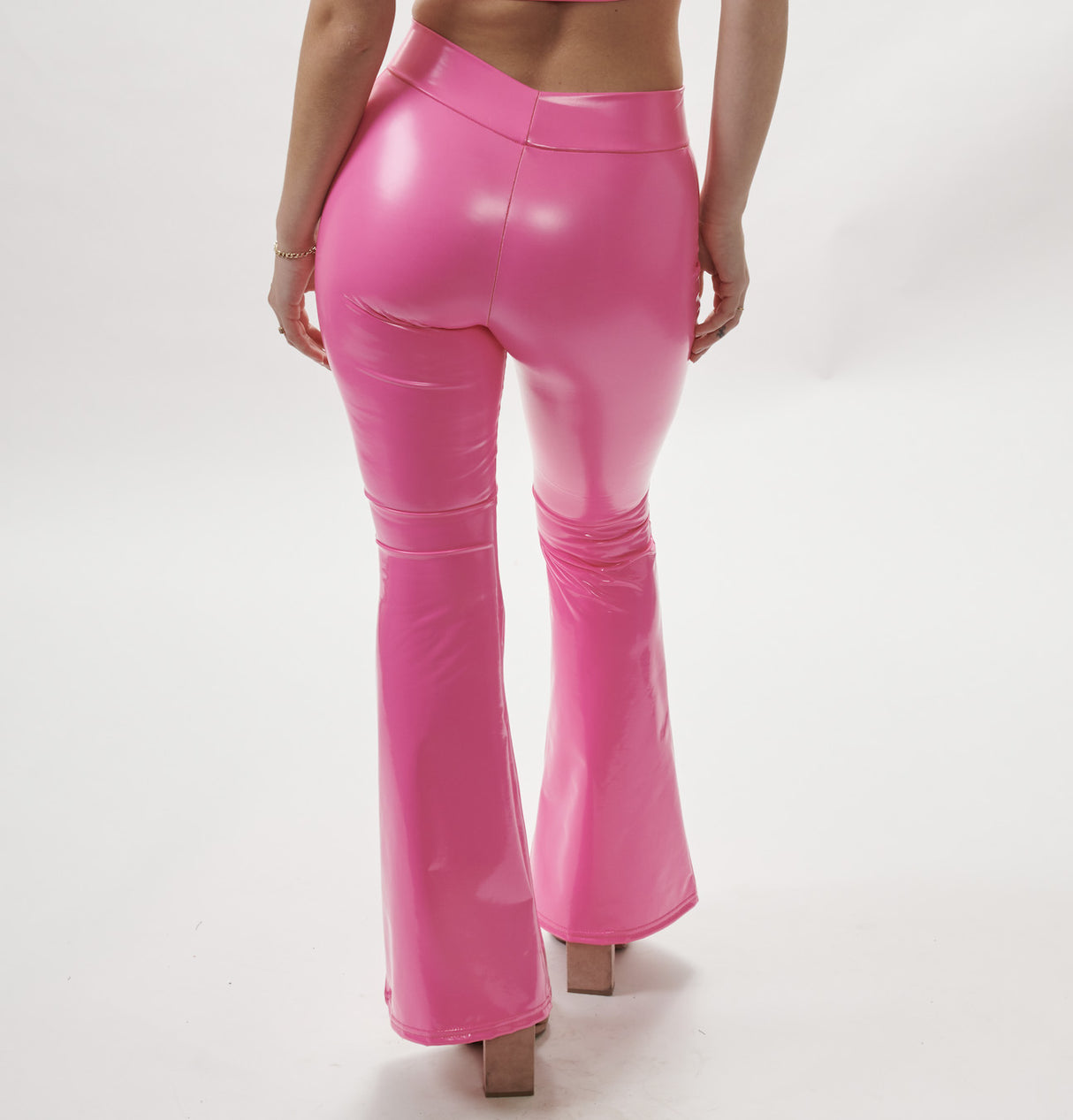 LA PVC - L'HORIZONTAL PANTALONG ROSE