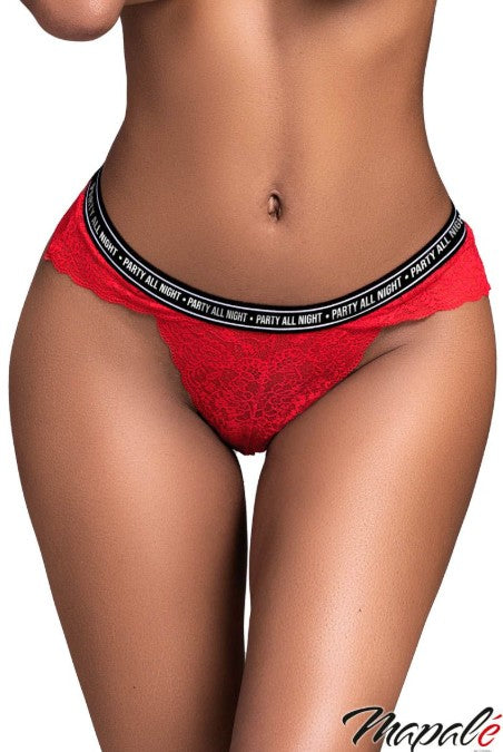 FRIDAY - RED - LACE PANTY