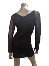 DRESS WITH ONE LONGUE SLEEVE - MAPALÉ