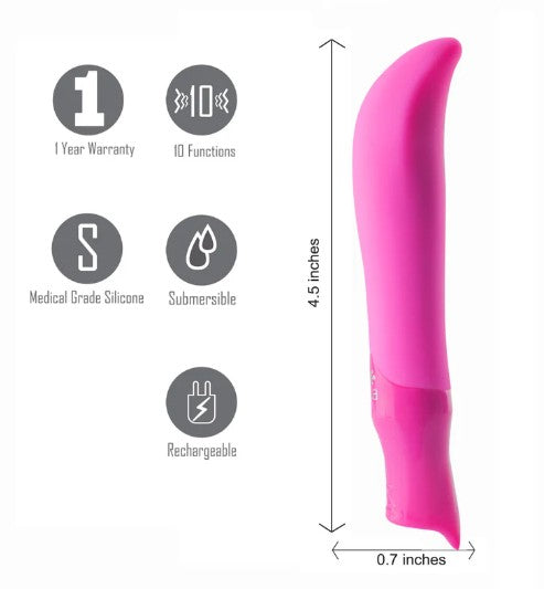 MADDIE - VIBRATEUR POINT G - ROSE - MAIA