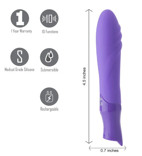 MARGO - BULLET TEXTURÉ - MAUVE - MAIA