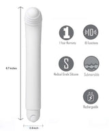 MISTY - VIBRATEUR POINT G - BLANC - MAIA