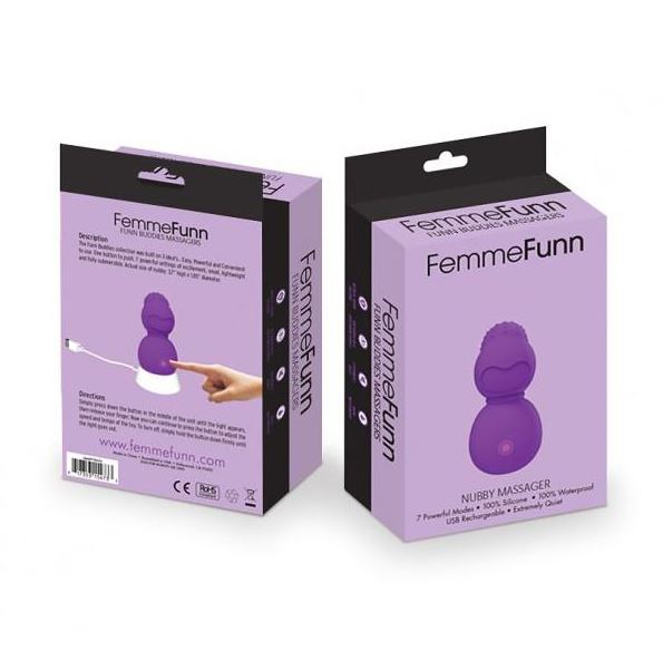 NUBBY MASSAGER - MAUVE - FEMME FUNN