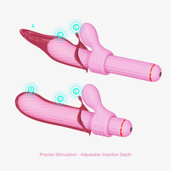 MAGIC STICK KIT ROSE 5 ATTACHEMENTS
