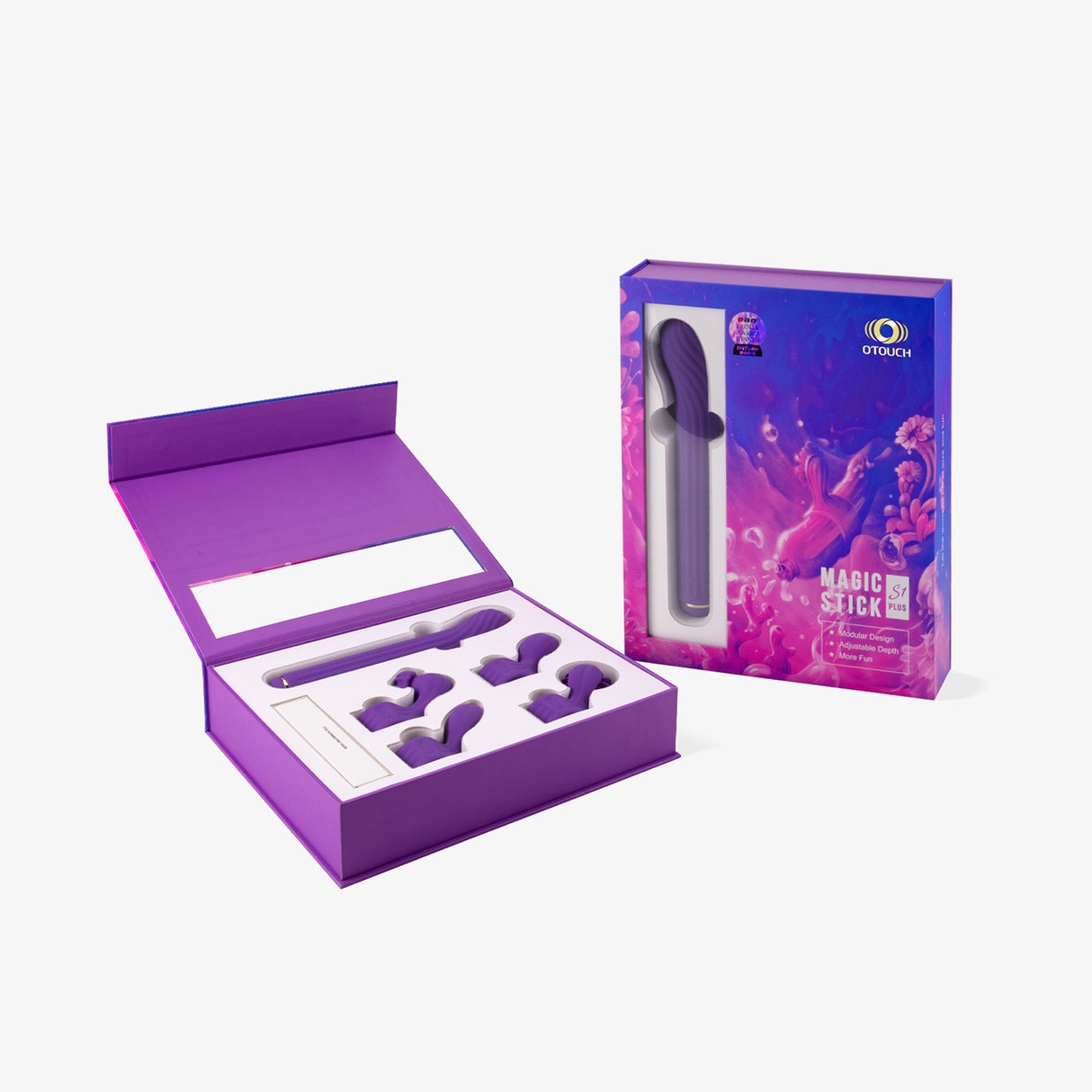 MAGIC STICK KIT MAUVE 5 ATTACHEMENTS