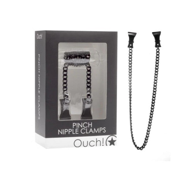 PINCH NIPPLE CLAMPS -BLACK