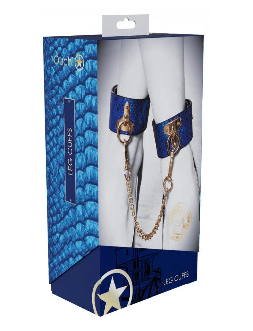 OUCH! - FLORENCE COLLECTION - LEG CUFFS - BLEU