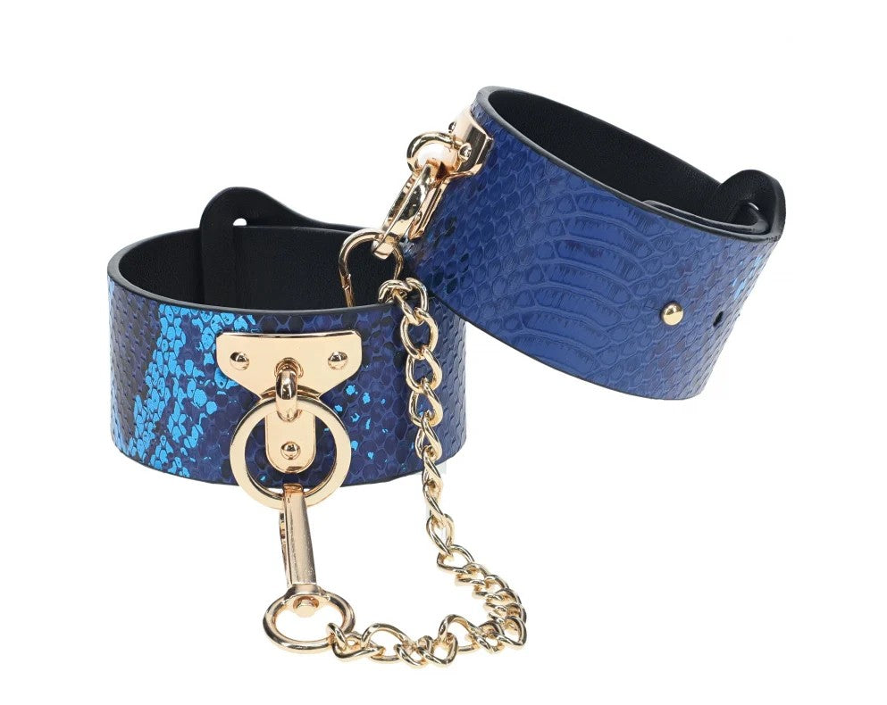 OUCH! - FLORENCE COLLECTION - LEG CUFFS - BLEU
