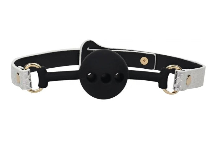 OUCH! - FLORENCE COLLECTION - SILICONE BALL GAG - BLANC