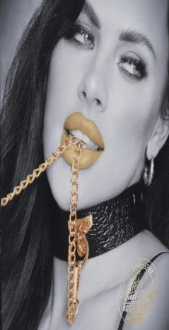 OUCH! - ROME COLLECTION - COLLAR WITH LEASH