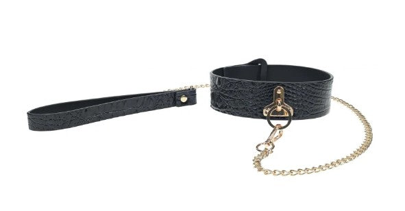 OUCH! - ROME COLLECTION - COLLAR WITH LEASH