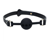 OUCH! - ROME COLLECTION - SILICONE BALL GAG - NOIR