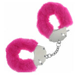 OUCH! HEAVY DUTY FLUFFY HANDCUFFS PINK