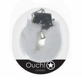 OUCH! HEAVY DUTY FLUFFY HANDCUFFS WHITE