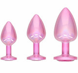 OUCH! PARIS COLLECTION METAL ANAL PLUG SET PINK