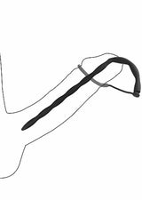SILICONE PLUG & COCK RING SET - URETHAL SOUNDING - BLACK