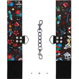 OUCH! -  PRINTED HAND CUFFS - OLD SCHOOL TATTOO
