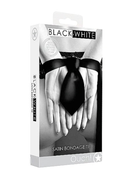 B&W - SATIN BONDAGE TIE - OUCH