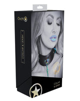 OUCH! - VENICE COLLECTION - COLLAR WITH LEASH