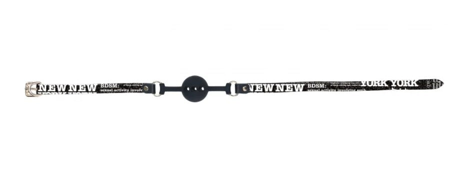 OUCH! - NY COLLECTION - SILICONE BALL GAG