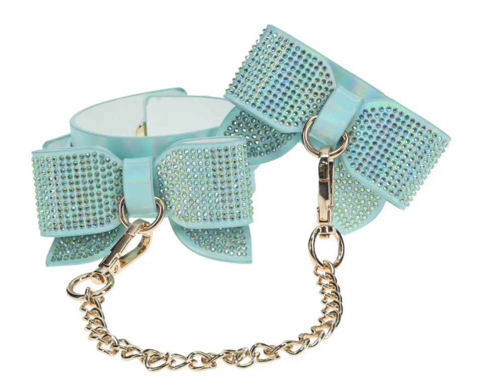 OUCH! - PARIS COLLECTION - LEG CUFFS - BLEU PÂLE