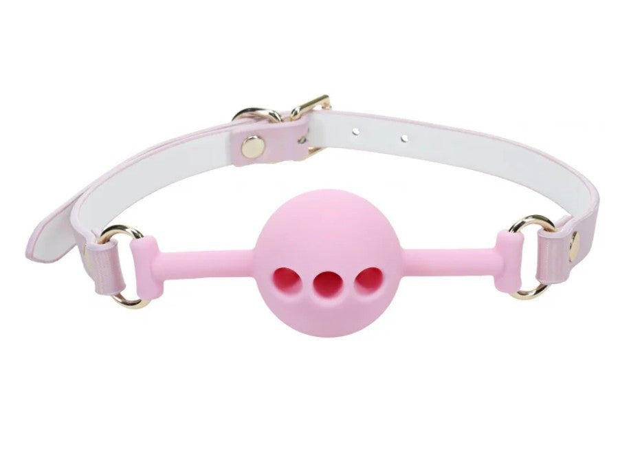 OUCH! - PARIS COLLECTION - SILICONE BALL GAG - ROSE